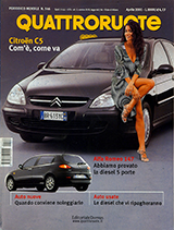 Copertina Quattroruote Aprile 2001