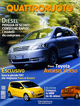Copertina Quattroruote Agosto 2001