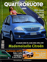 Copertina Quattroruote Aprile 2002