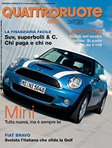 Copertina Quattroruote Novembre 2006