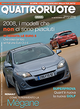 Copertina Quattroruote Dicembre 2008