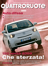 Copertina Quattroruote Gennaio 2009