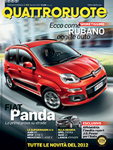 Copertina Quattroruote Gennaio 2012