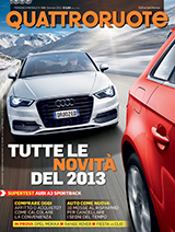 Copertina Quattroruote Gennaio 2013