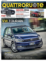 Copertina Quattroruote Gennaio 2016