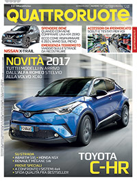 Copertina Quattroruote Gennaio 2017
